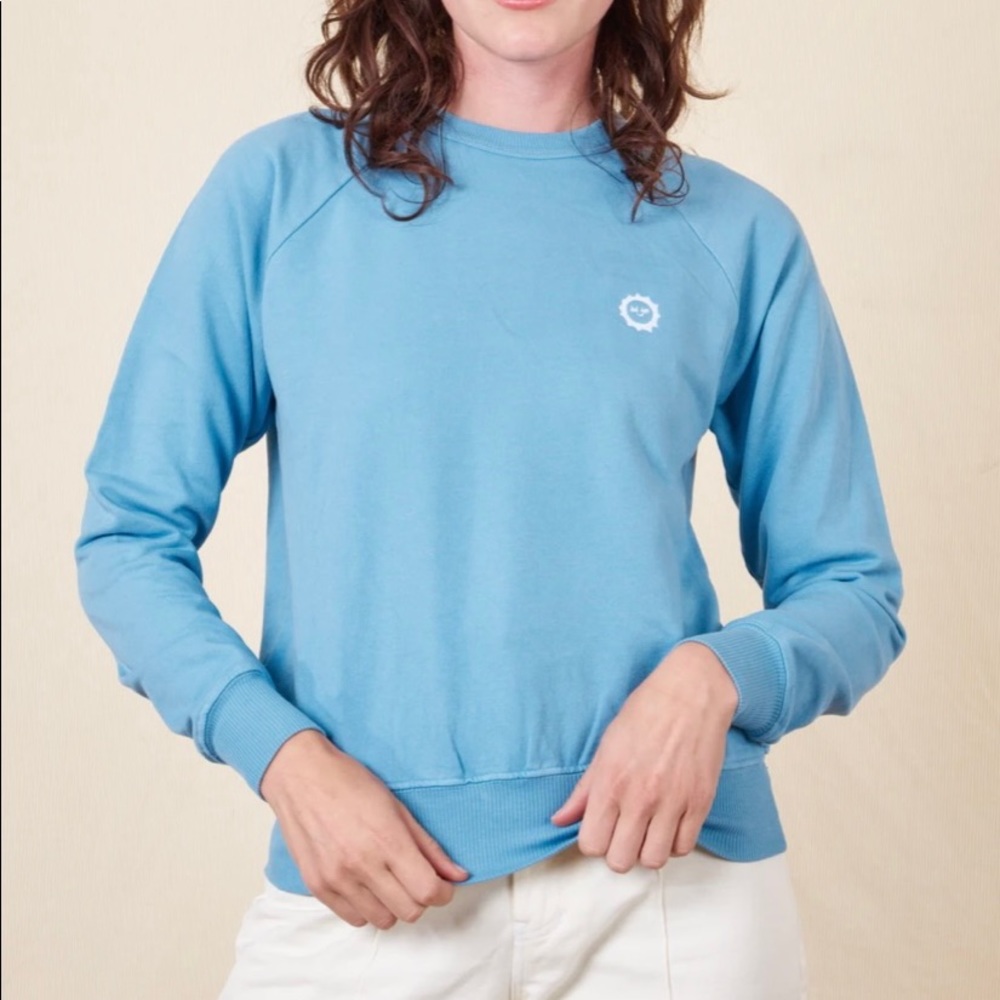 ⛔️ SOLD ⛔️ Baby Blue Sweatshirt Big Bud Press